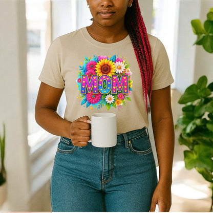 Mom in Bloom Tshirts