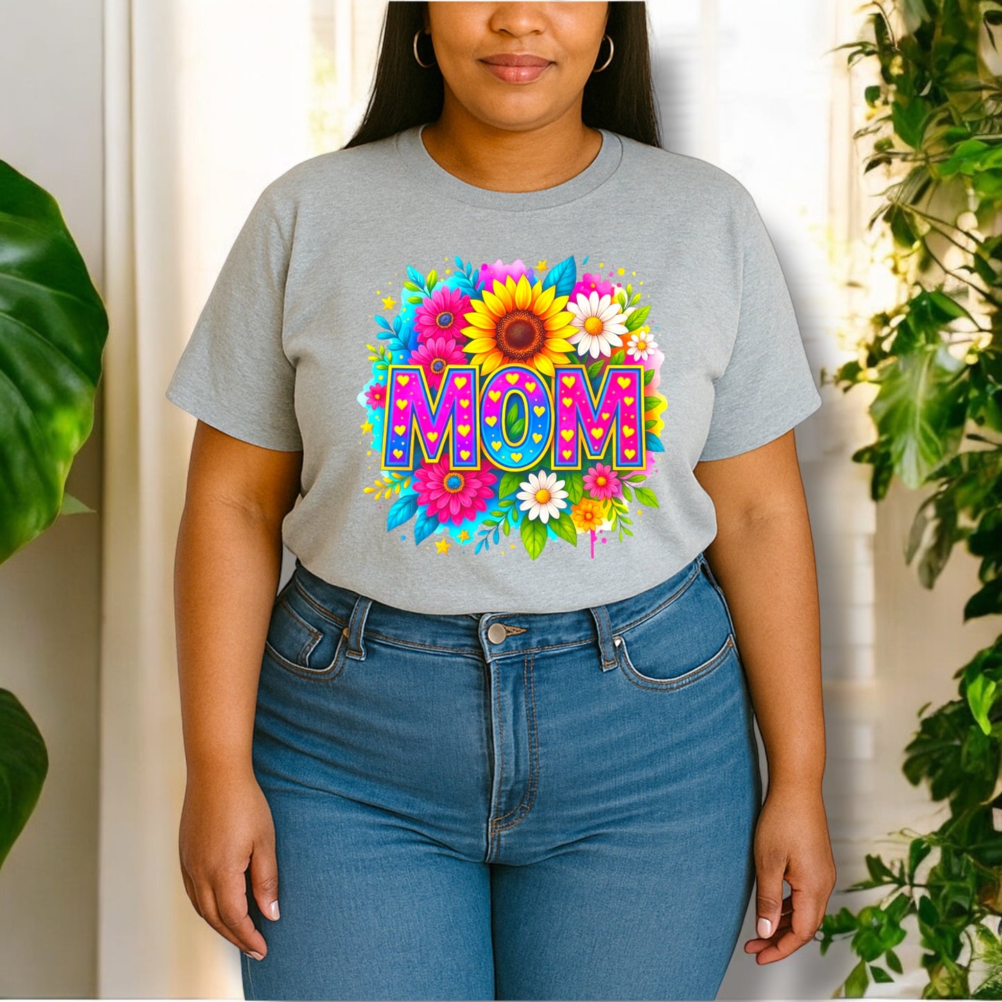 Mom in Bloom Tshirts