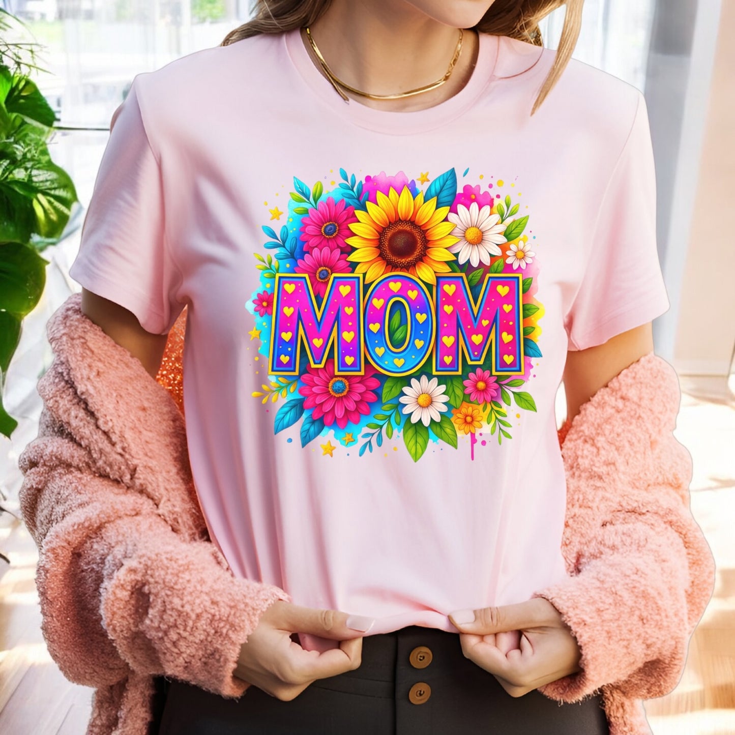 Mom in Bloom Tshirts