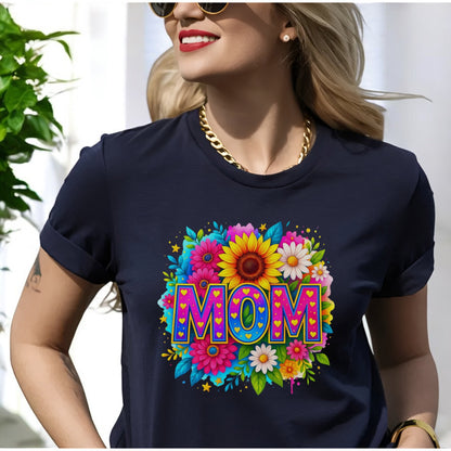 Mom in Bloom Tshirts
