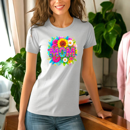 Mom in Bloom Tshirts