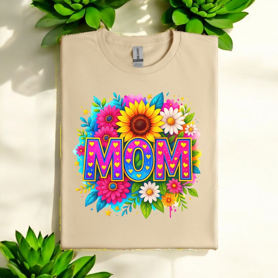 Mom in Bloom Tshirts