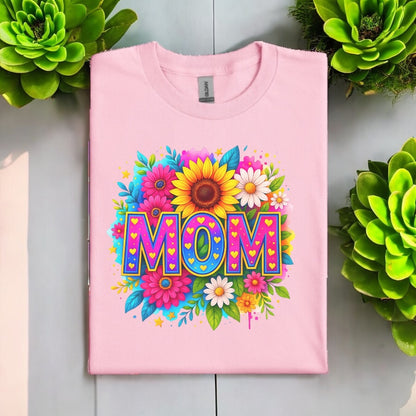 Mom in Bloom Tshirts