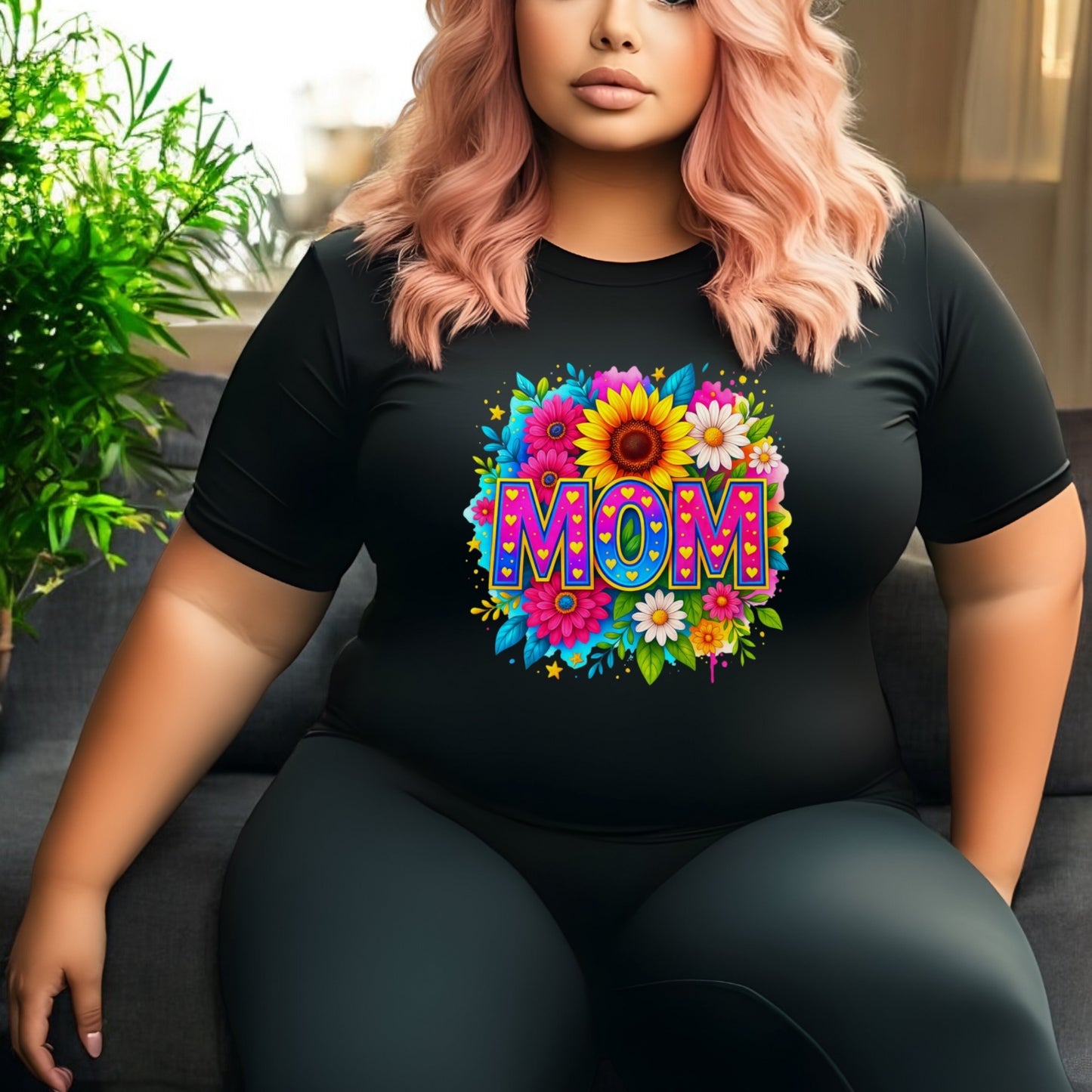 Mom in Bloom Tshirts